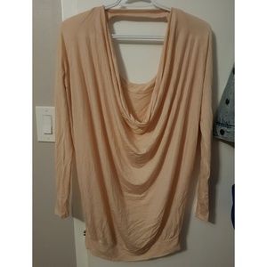 New Aritzia Wilfred beige long sleeve top